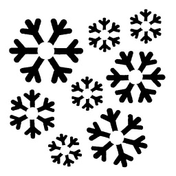 Inky Dink Stencil - Christmas Snowflake (3x3 inch)